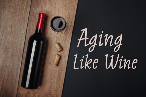 Aging Like Wine: A Charming Script Font for Crafters