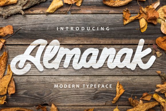 Almanak: A Bold Script Font for Unique Branding