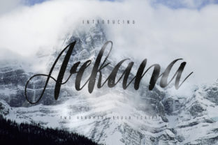 Arkana: A Bold Script Font for Authentic Branding
