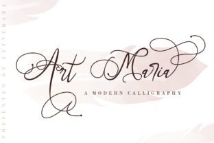 Art Maria: A Bold Script Font for Eye-Catching Web Design
