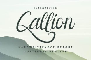 Callion: A Classic Handwritten Font for Elegant Branding