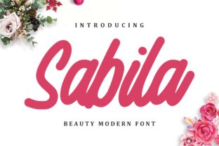 Charming Sabila: A Modern Script Font for Makers