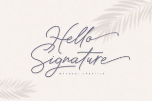 Discover Hello Signature: A Handwritten Font for Editorial Charm