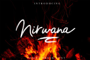 Discover Nirwana: A Handwritten Font for Modern Publishing