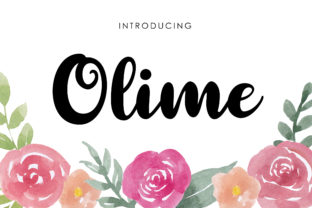 Discover Olime: A Hand-Drawn Script for Editorial Charm