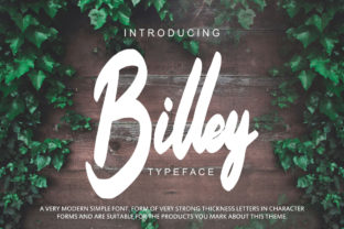 Discovering Billey: A Charming Script Font for Editorial Design
