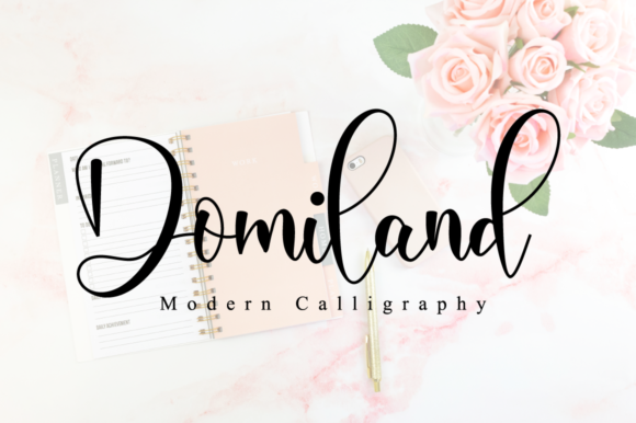 Domiland: A Font for Elegant and Modern Branding