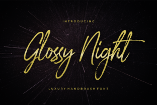 Elevate Your Web Design with Glossy Night Font