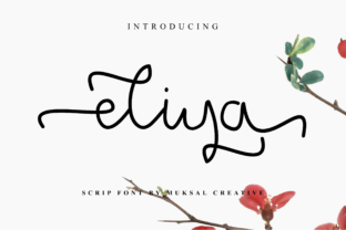 Eliya: A Charming Handwritten Font for Creative Makers