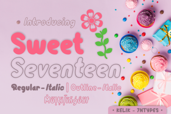 Enhance Your Brand with Sweet Seventeen Font
