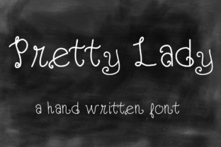 Explore Pretty Lady: A Cheerful Script Font for Creative Projects
