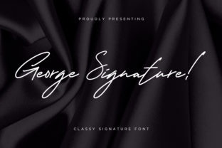 George Signature: A Bold and Elegant Font for Crafters