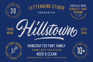 Hillstown: A Charming Script Font for Crafters and Creators