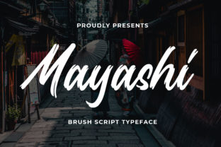Mayashi: A Modern Script Font for Creative Branding