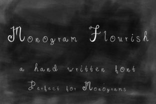 Monogram Flourish: A Charming Script Font for Editorial Design