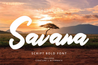 Savana: A Script Font with Elegant Charm