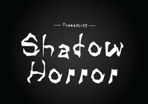 Shadow Horror: A Creepy and Engaging Font for Marketers