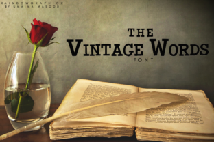 The Vintage Words: A Charming Handwritten Font for Branding