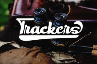 Trackers: A Vintage Script Font for Modern Web Design