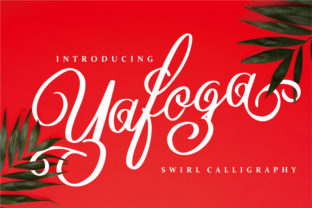 Yafoga: A Handwritten Font for Modern Editorial Design